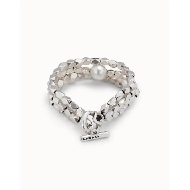 Endpearl White Metal Pearl Shell Bracelet Unode50 Jewelry And Accessories