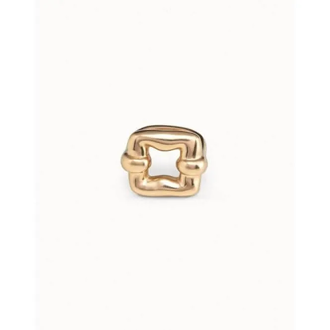 Femme Fatale Golden Metal Ring ANI0738ORO Unode50 Jewelry And Accessories