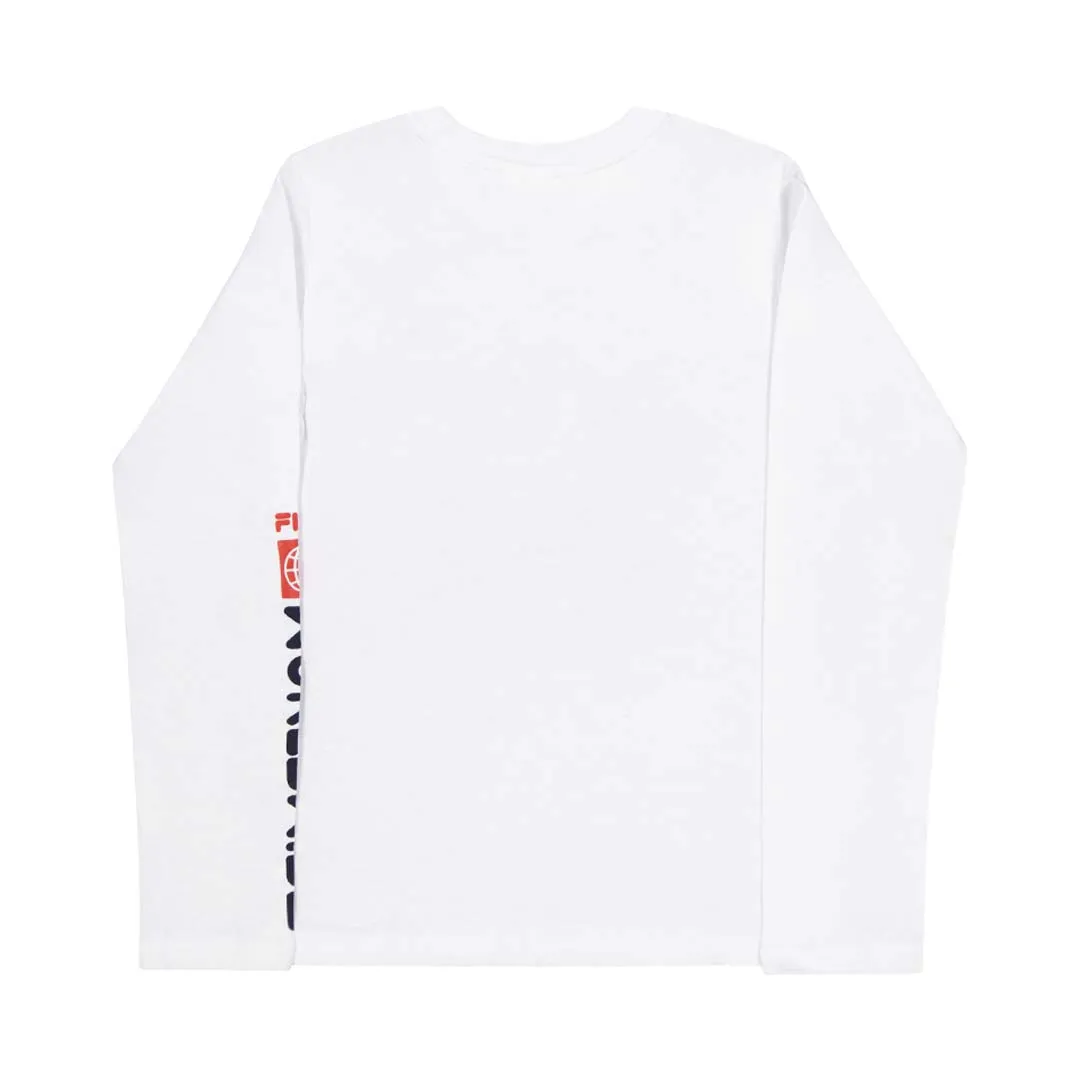 FILA - Kids' (Junior) Graphic Long Sleeve T-Shirt (82FB40 WHT)