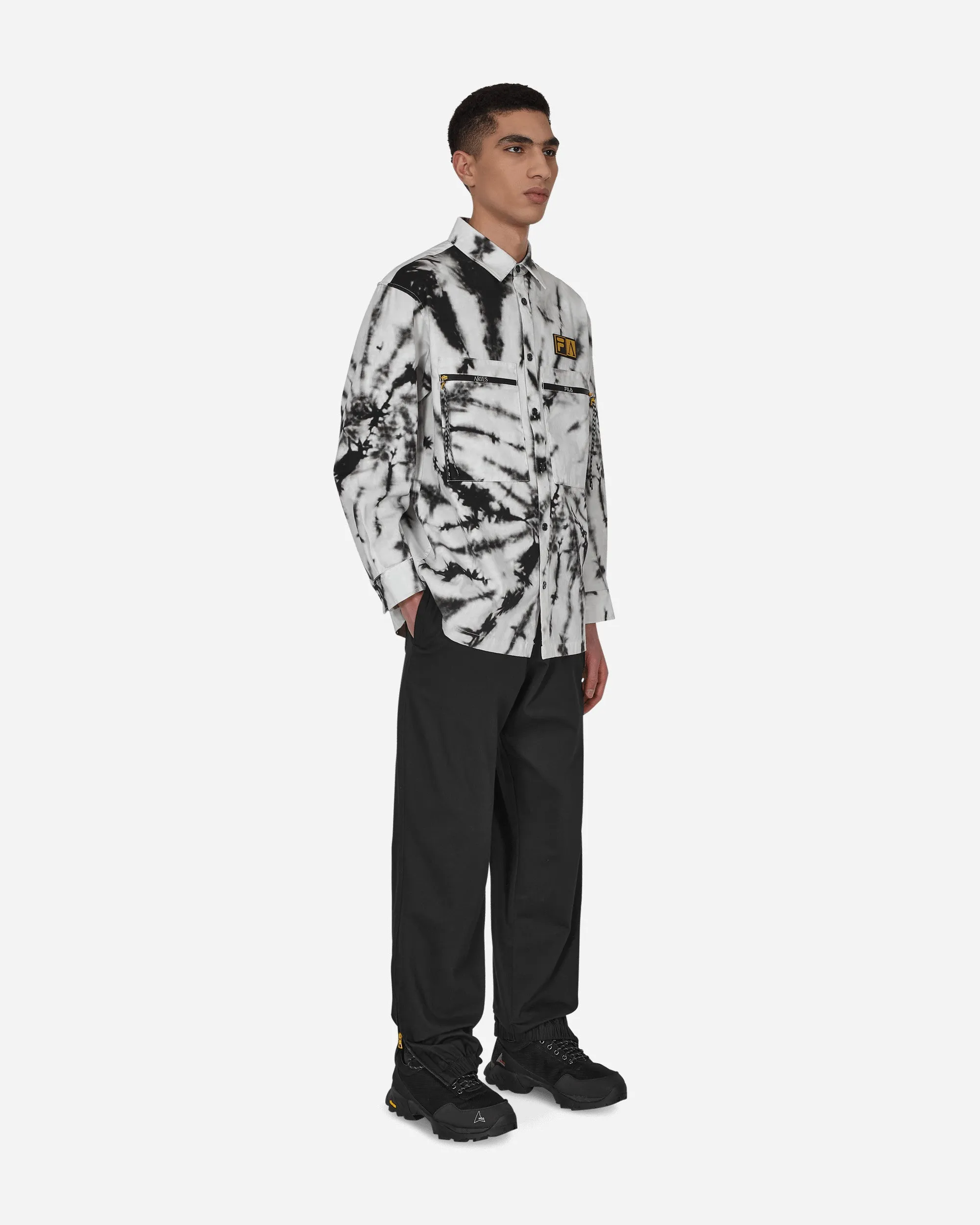 FILA Tie Dye Longsleeve Shirt White