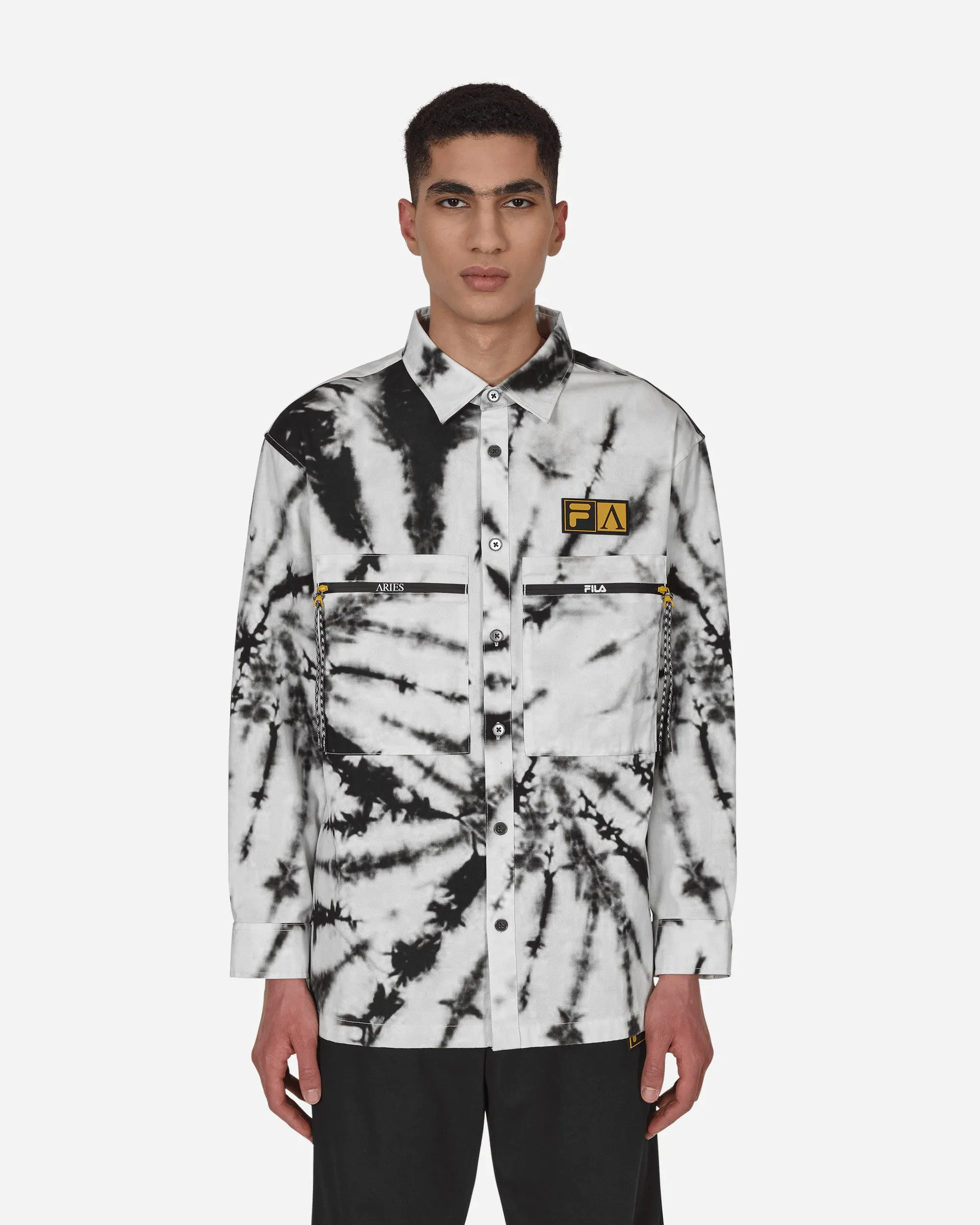 FILA Tie Dye Longsleeve Shirt White