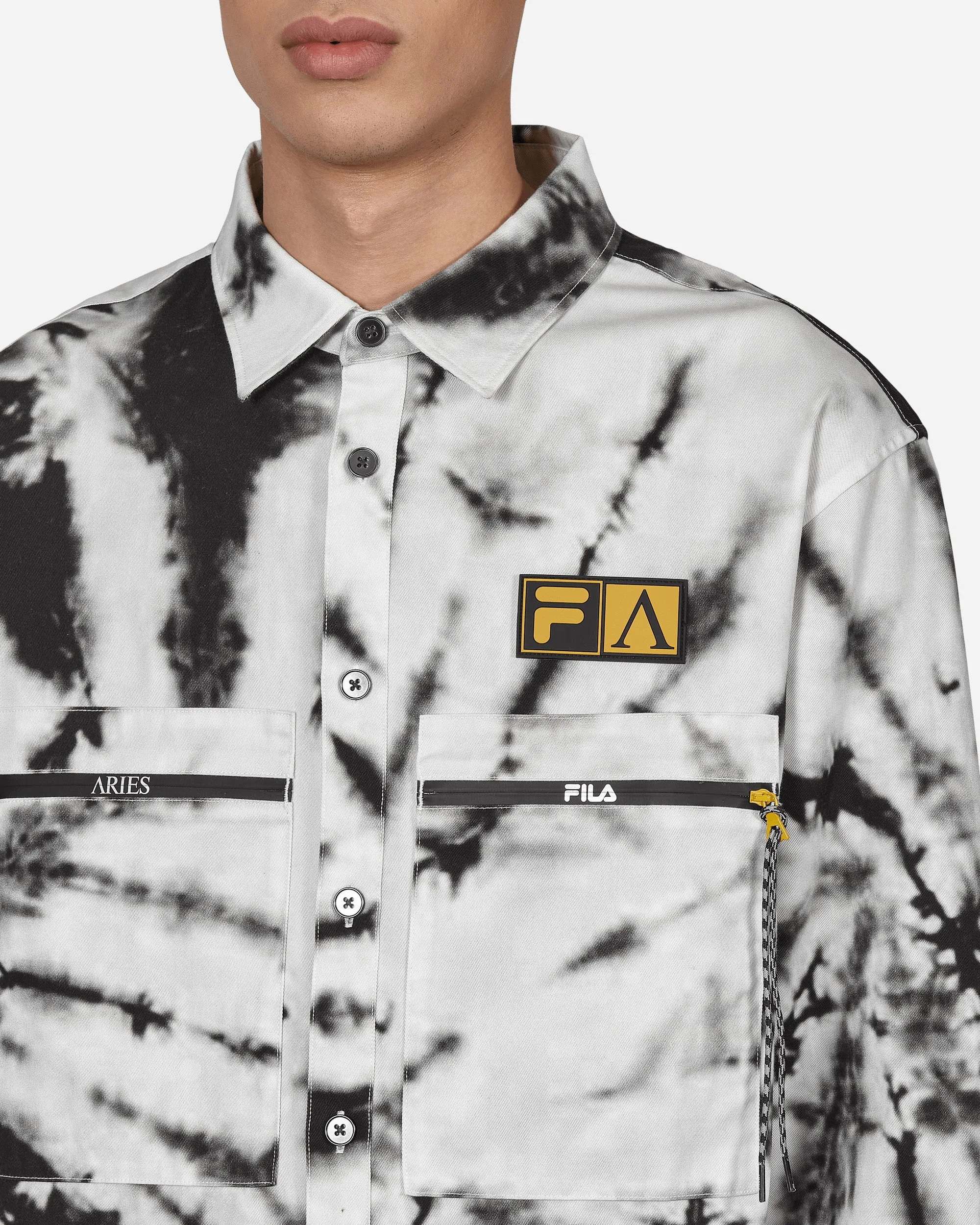 FILA Tie Dye Longsleeve Shirt White