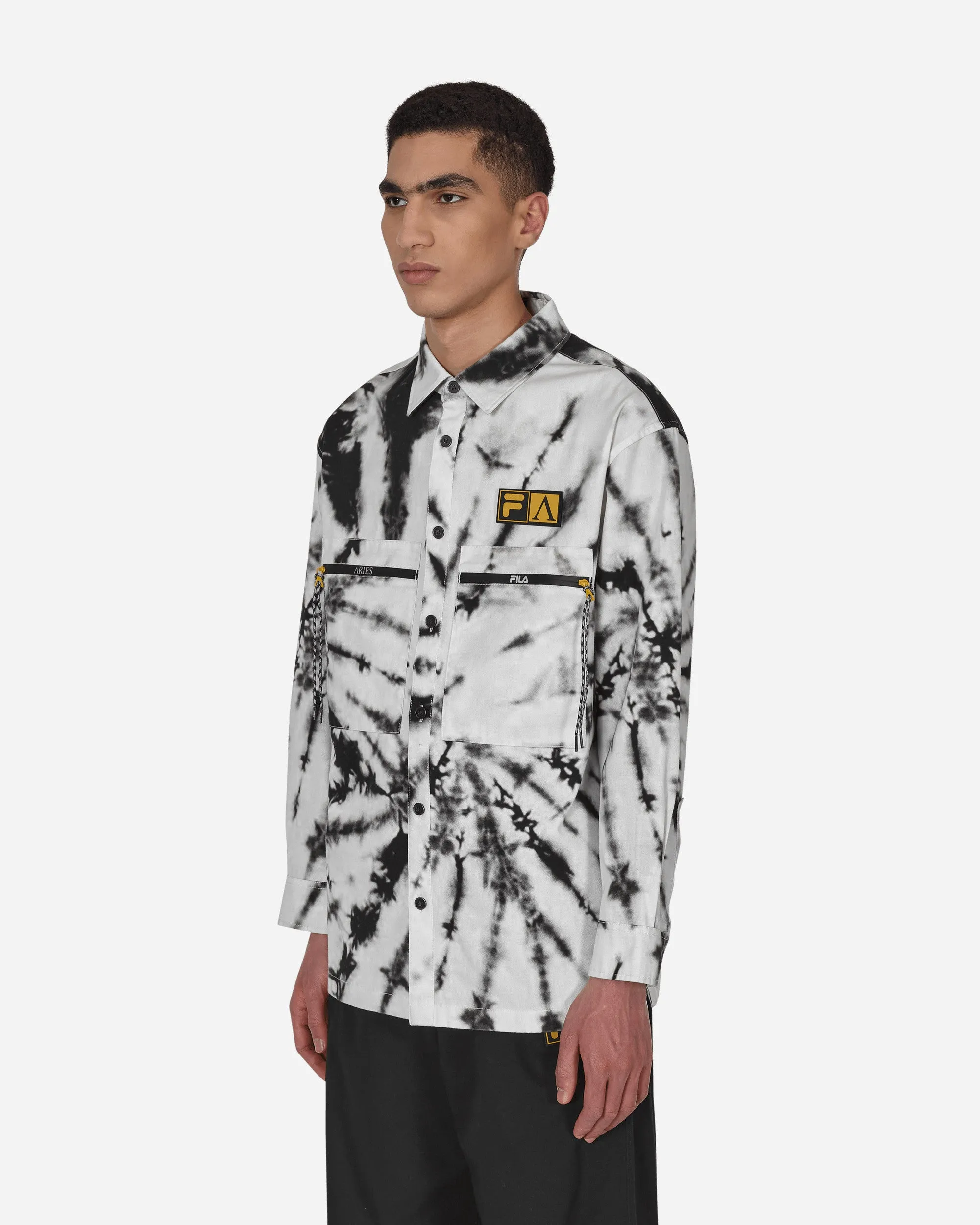 FILA Tie Dye Longsleeve Shirt White