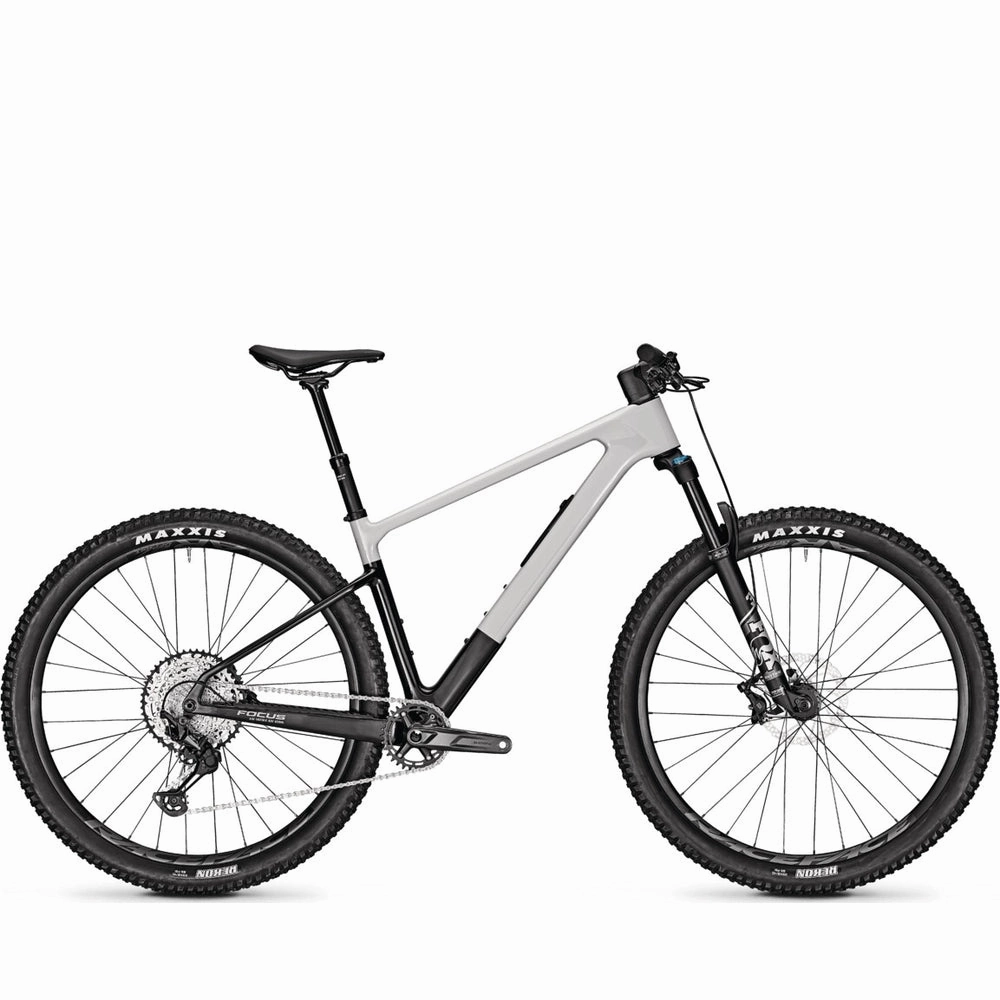 Focus Raven 8.8 Carbon Hardtail Mountain Bike - Light Grey/Carbon Raw - Save 51%