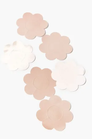 Forever 21 Women's Floral Nipple Cover Set Nude Forever 21