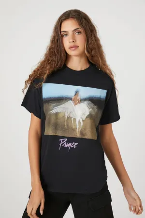Forever 21 Women's Prince Graphic T-Shirt Black/Multi Forever 21