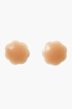 Forever 21 Women's Reusable Scalloped Nipple Covers Tan Forever 21