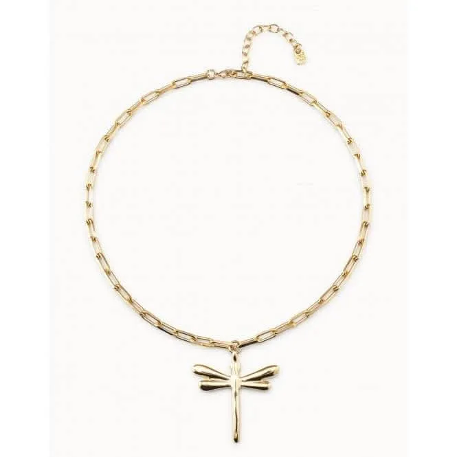 Freedom Golden Metal Necklace Unode50 Jewelry And Accessories