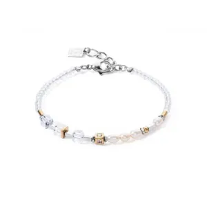 Freshwater Pearl White Bracelet 1126/30-1400 Coeur De Lion Jewellery