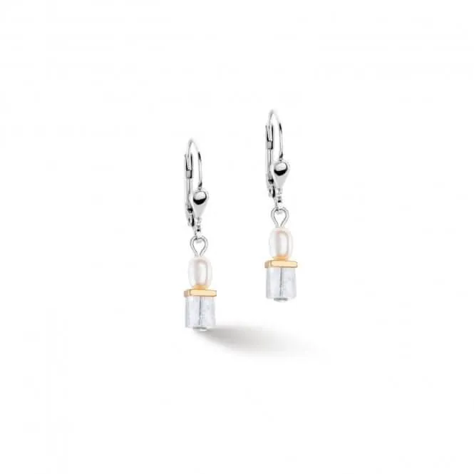 Freshwater Pearl White Earrings 1126/20-1400 Coeur De Lion Jewellery
