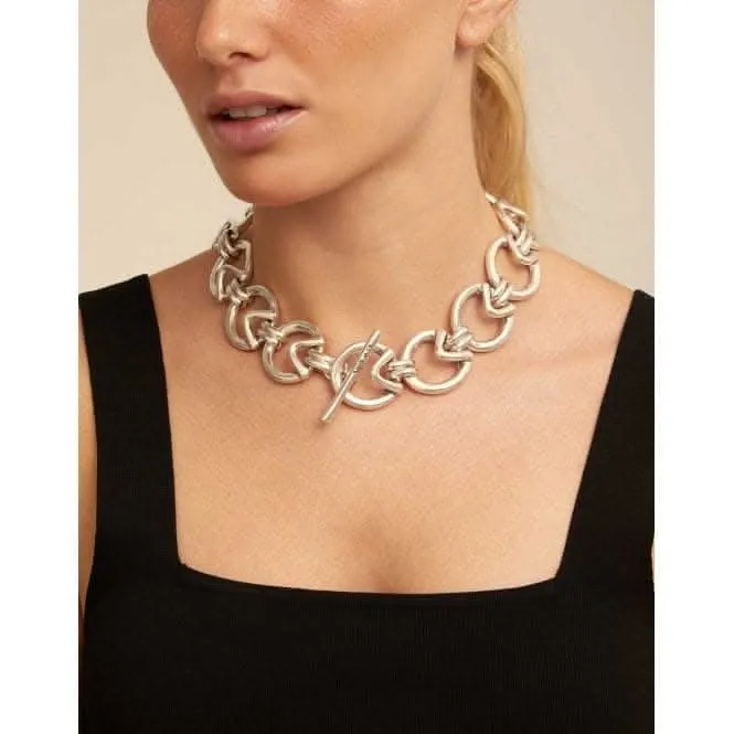 Gameof3 Silver Metal Necklace Unode50 Jewelry And Accessories