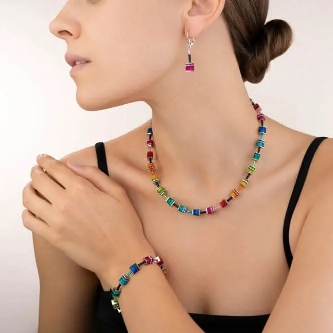 GeoCUBE® Classic Polaris & Rhinestone Multicolour Bracelet 4409/30-1500 Coeur De Lion Jewellery