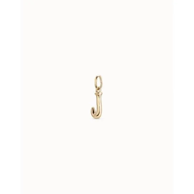 Gimme A Letter J Golden Metal Charm CHA0036ORO0000U Unode50 Jewelry And Accessories