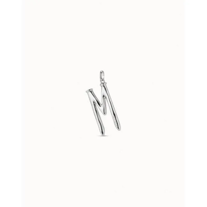 Gimme A Letter M Large Silver Metal Charm CHA0013MTL0000U Unode50 Jewelry And Accessories