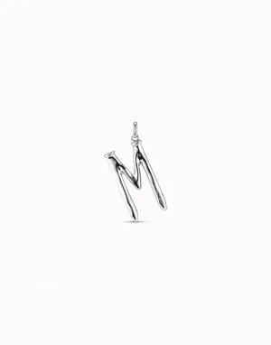 Gimme A Letter M Large Silver Metal Charm CHA0013MTL0000U Unode50 Jewelry And Accessories