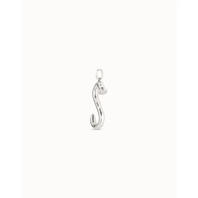 Gimme A Letter S Large Silver Metal Charm CHA0019MTL0000U Unode50 Jewelry And Accessories