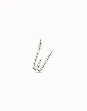 Gimme A Letter W Large Silver Metal Charm CHA0023MTL0000U Unode50 Jewelry And Accessories