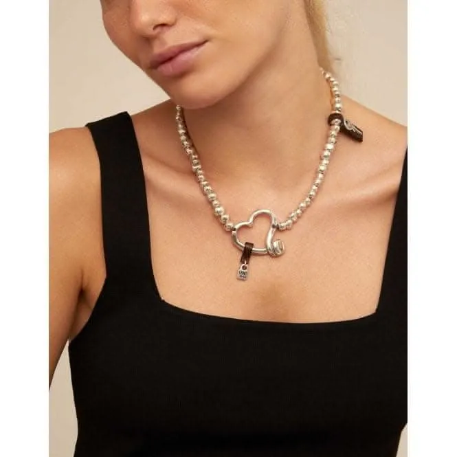 Heartfelt Silver Metal Necklace Unode50 Jewelry And Accessories