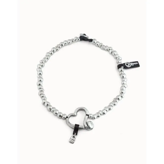 Heartfelt Silver Metal Necklace Unode50 Jewelry And Accessories