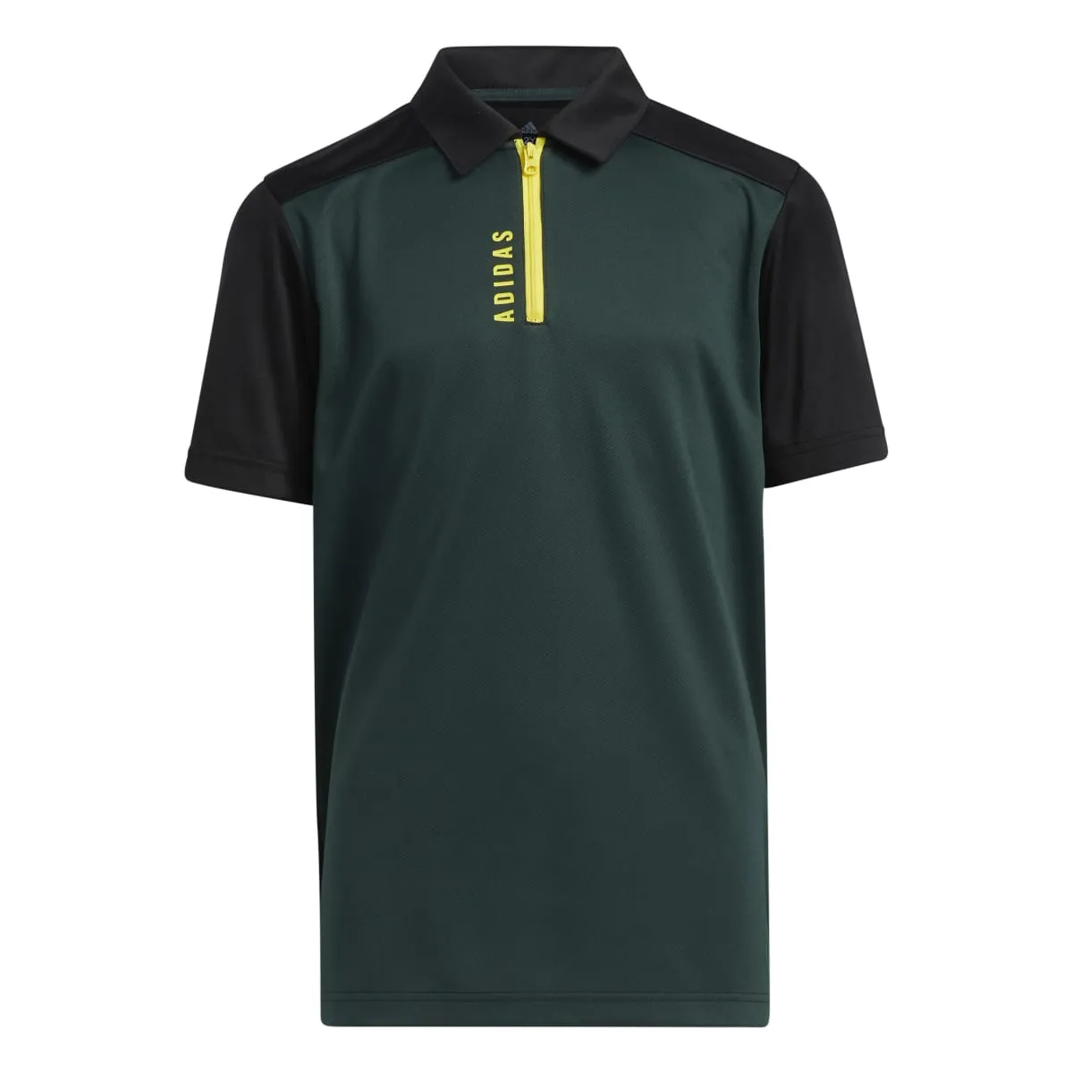 Junior adidas Zip Golf Polo Shirt HD1066