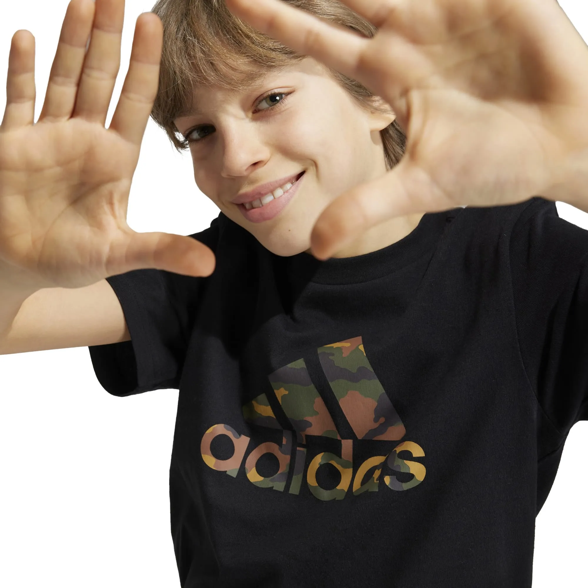 Junior's Camo Graphic T-Shirt