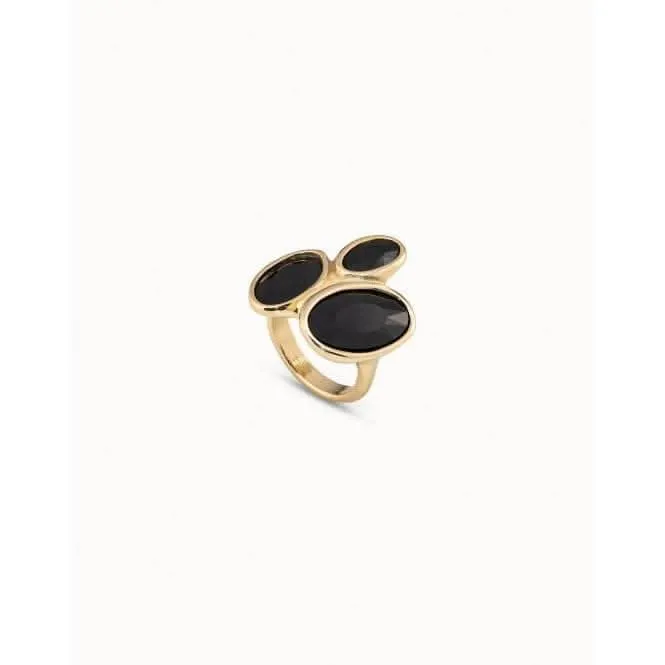 Kingdom Black Faceted Crystal Ring Unode50 Jewelry And Accessories