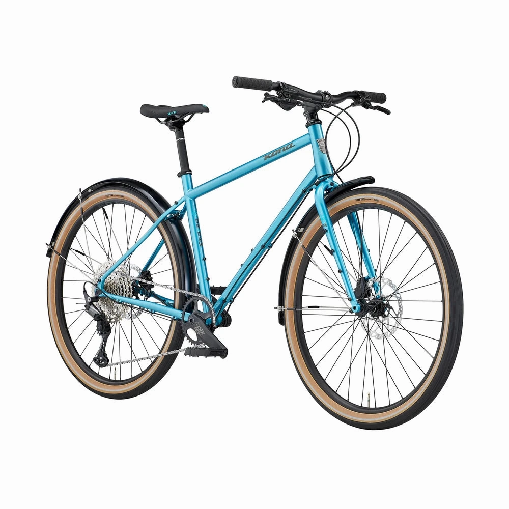 Kona Dr Dew Flat Bar Road Bike - Gloss Metallic Blue