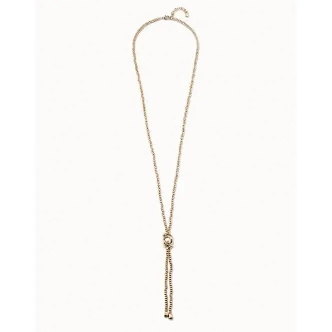 Little Moon White Metal Pearl Shell Necklace Unode50 Jewelry And Accessories