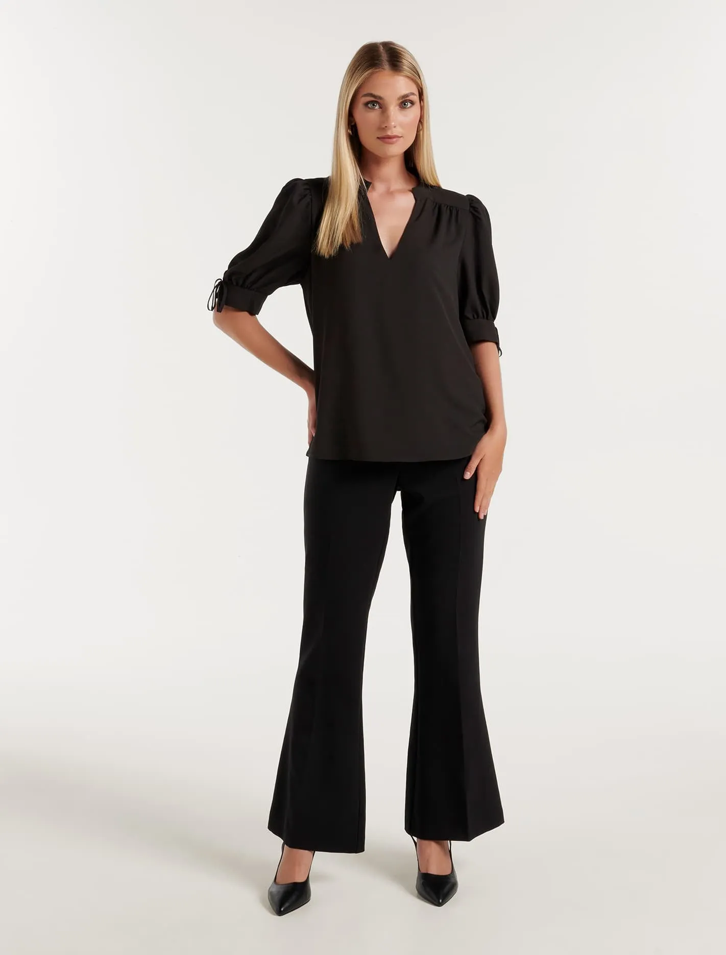 Lou Sleeve Detail Workwear T-Shirt