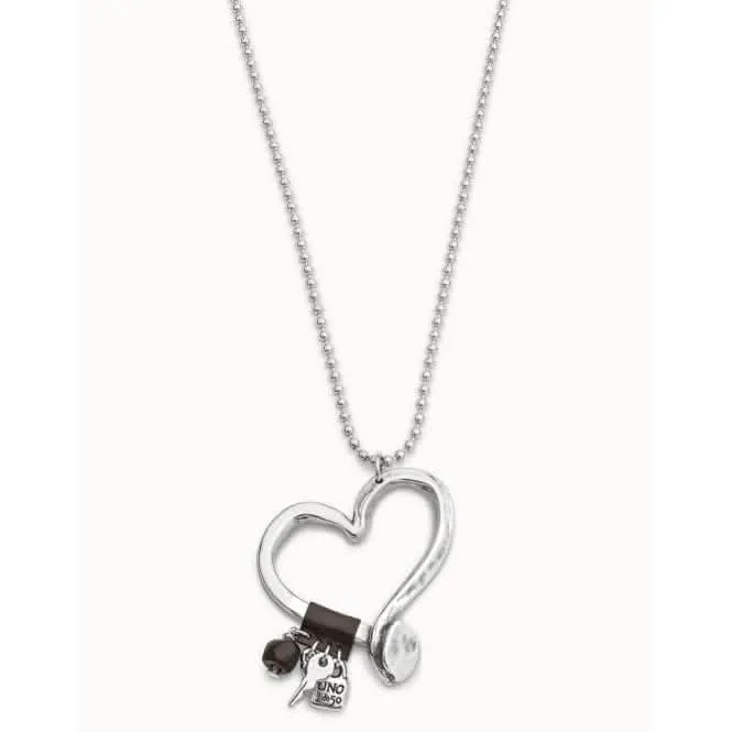 Love At First Sight Silver Metal Necklace Unode50 Jewelry And Accessories