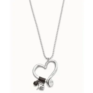 Love At First Sight Silver Metal Necklace Unode50 Jewelry And Accessories
