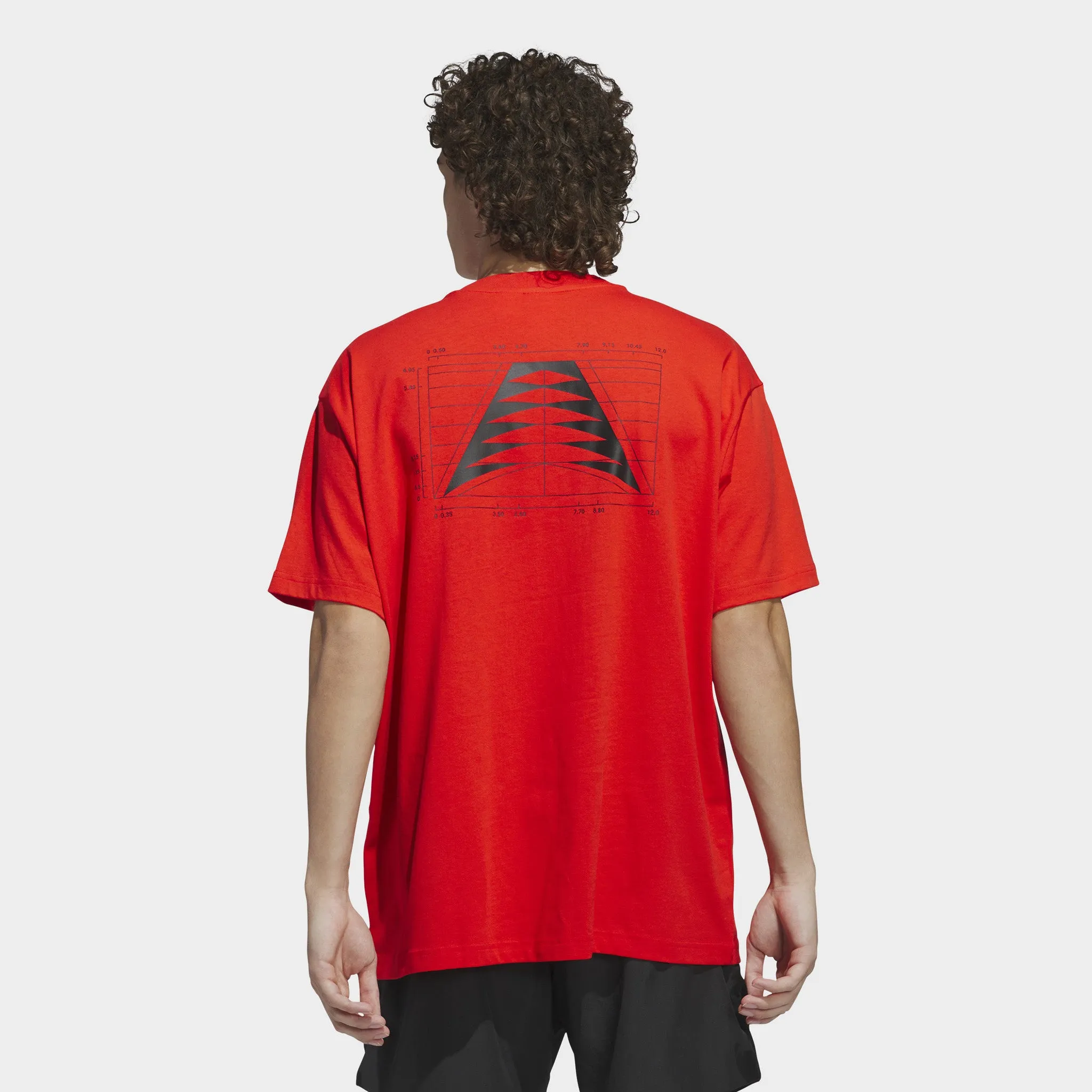 Mens Adidas adidas Anthony Edwards Takeover GFX T-shirt / Active Red
