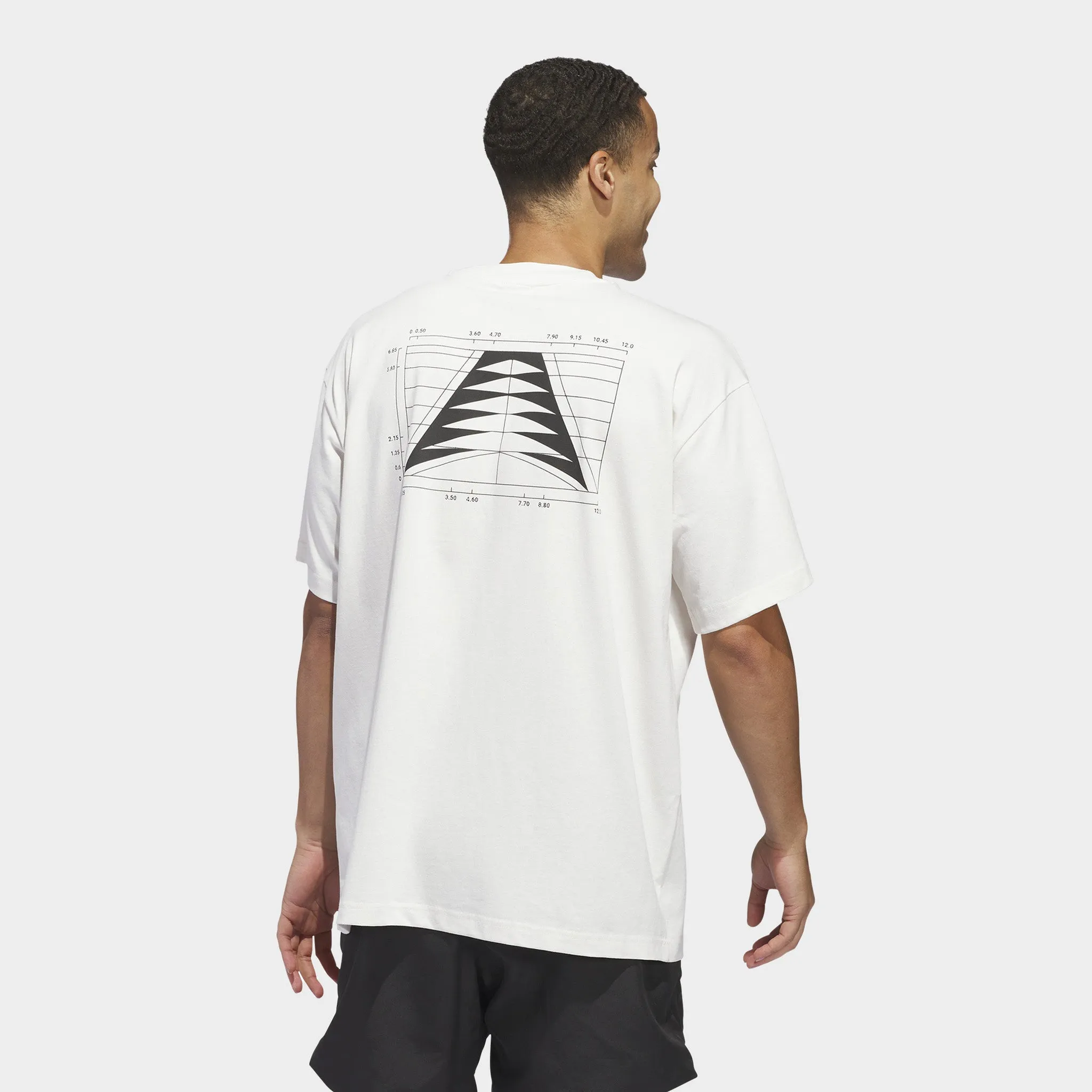 Mens Adidas adidas Anthony Edwards Takeover GFX T-shirt / Cloud White