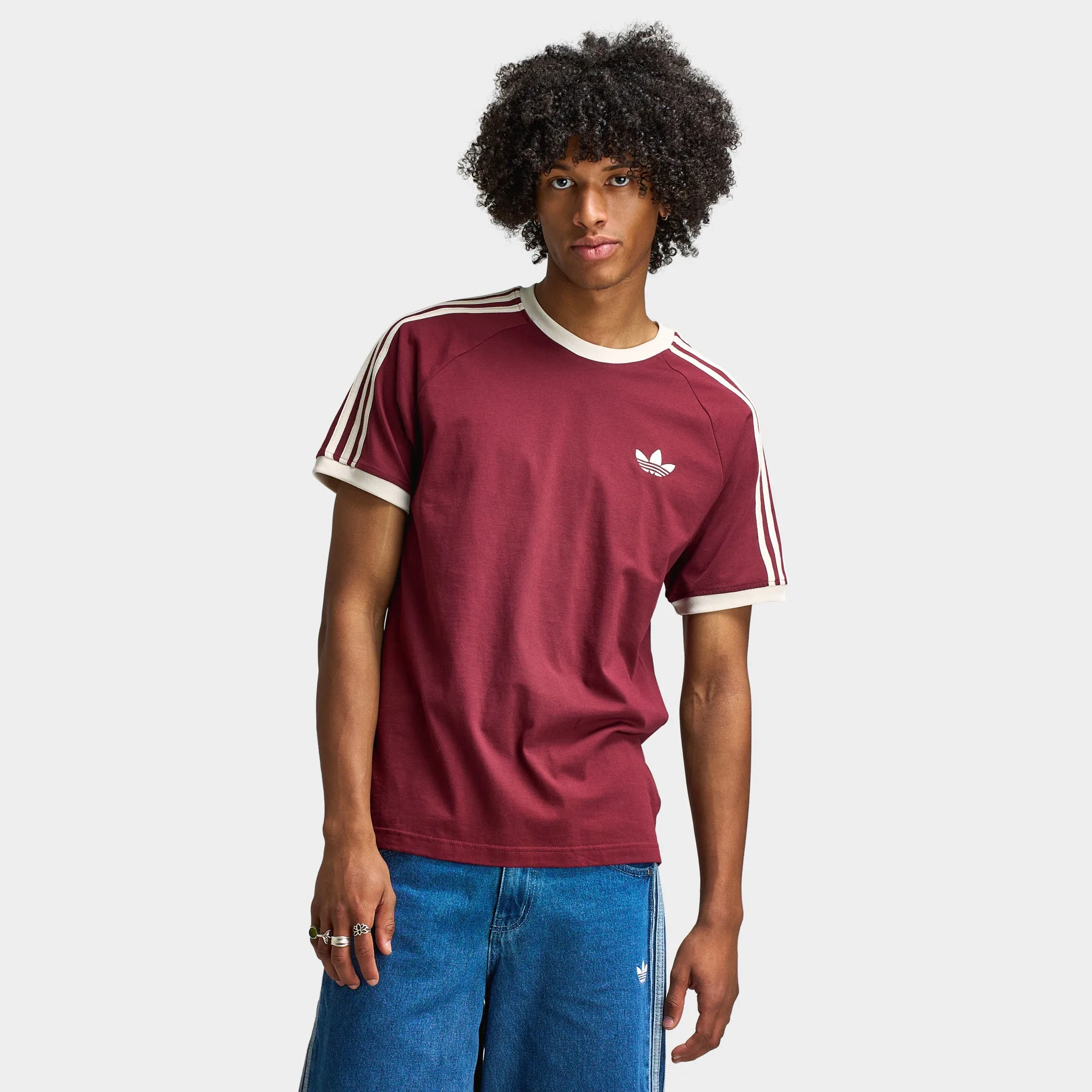 Mens Adidas adidas Cali T-Shirt / Shadow Red