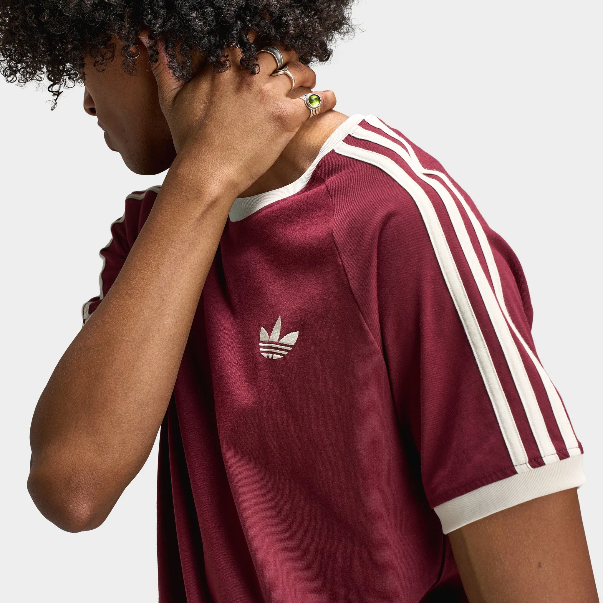 Mens Adidas adidas Cali T-Shirt / Shadow Red