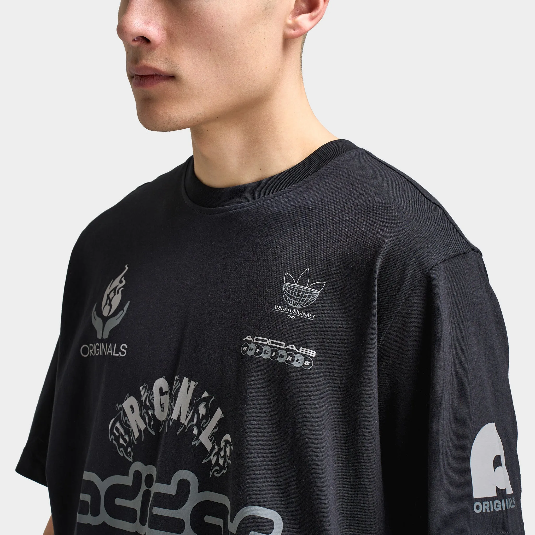 Mens Adidas adidas Sponsors T-Shirt / Black