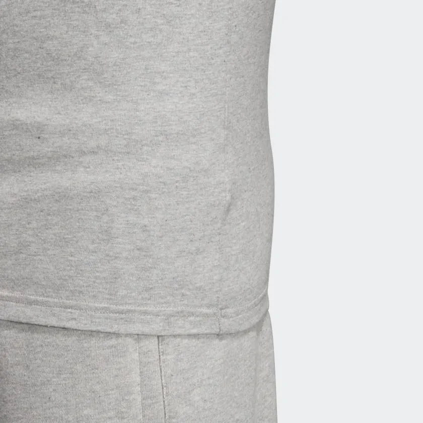 Mens Adidas Originals Outline Tee Shirt In Medium Grey Heather