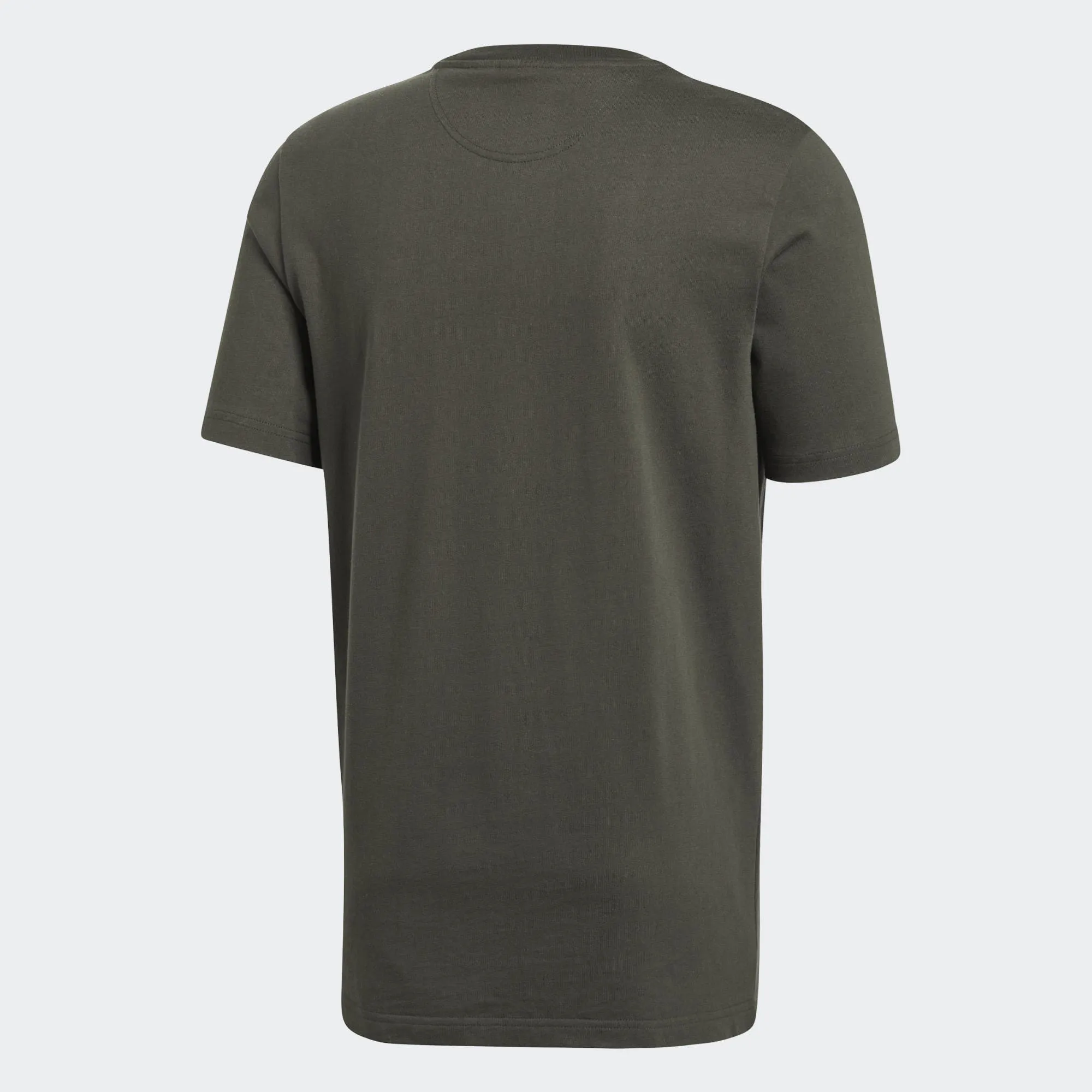 Mens Adidas Originals Outline Tee Shirt In Night Cargo Green