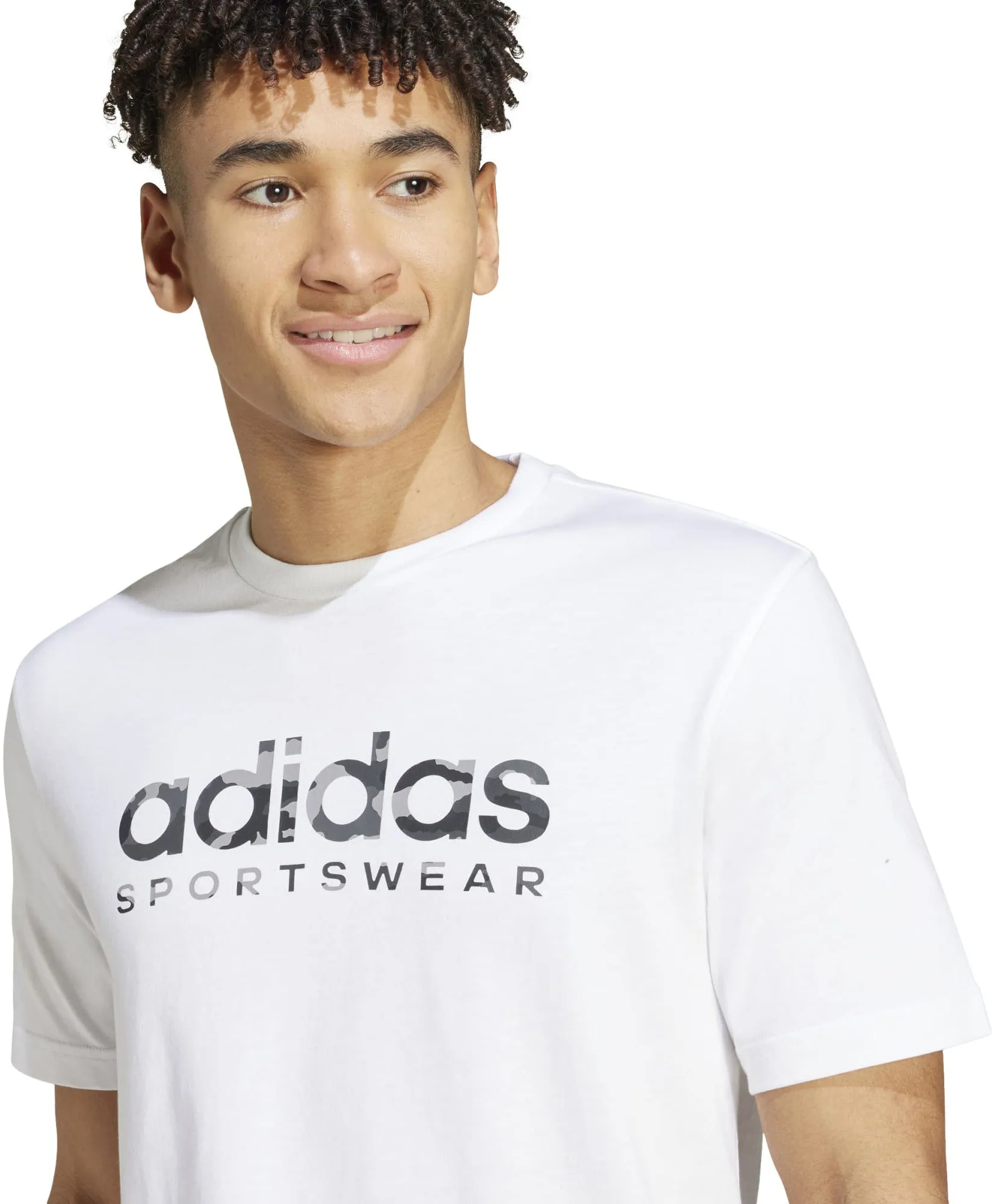 Men's Camo Linear Graphic T-Shirt
