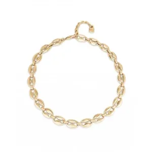 Merci 18k Gold Plated Small Links Necklace COL1888ORO0000U Unode50 Jewelry And Accessories