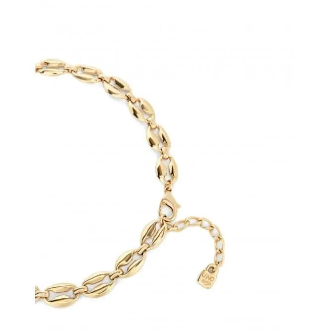 Merci 18k Gold Plated Small Links Necklace COL1888ORO0000U Unode50 Jewelry And Accessories