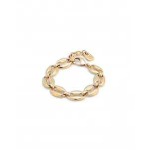 Merci 18k Gold Plated Small Oval Links Bracelet PUL2407ORO0000M Unode50 Jewelry And Accessories