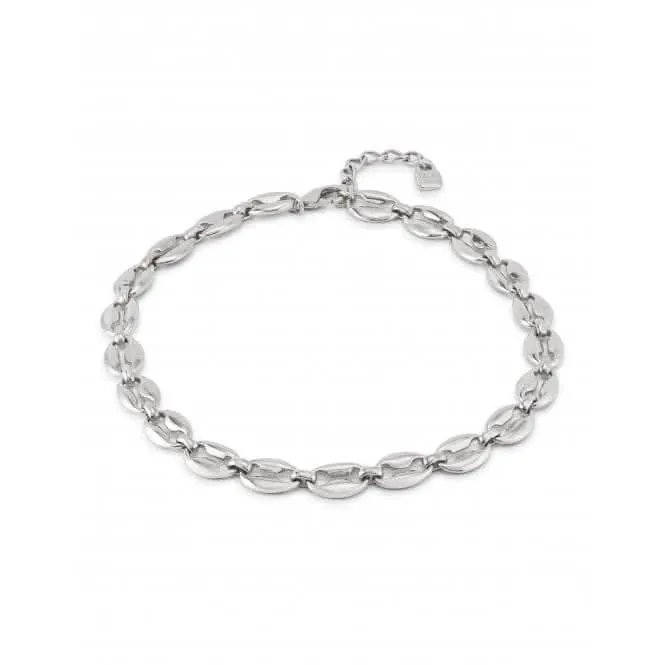 Merci Silver Plated Medium Links Necklace COL1887MTL0000U Unode50 Jewelry And Accessories
