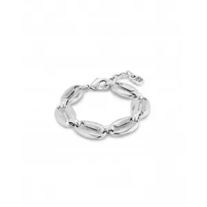 Merci Silver Plated Medium Oval Links Bracelet PUL2408MTL0000M Unode50 Jewelry And Accessories