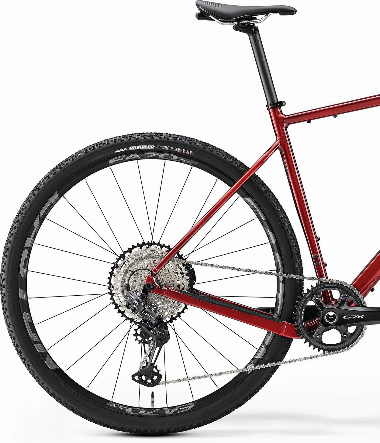 Merida Silex 700 Gravel Bike 2025 - Dark Red