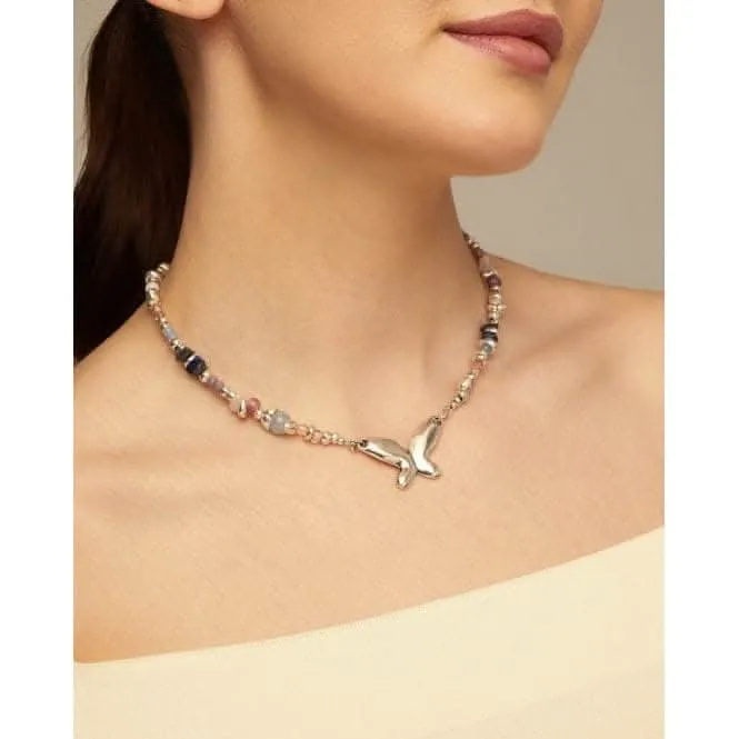 Multicoloured Crystal Metamorphosis Necklace COL1858MCLMTL0U Unode50 Jewelry And Accessories