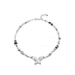 Multicoloured Crystal Metamorphosis Necklace COL1858MCLMTL0U Unode50 Jewelry And Accessories