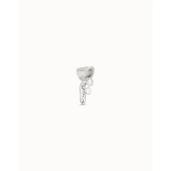 My F Silver Metal Charm Unode50 Jewelry And Accessories
