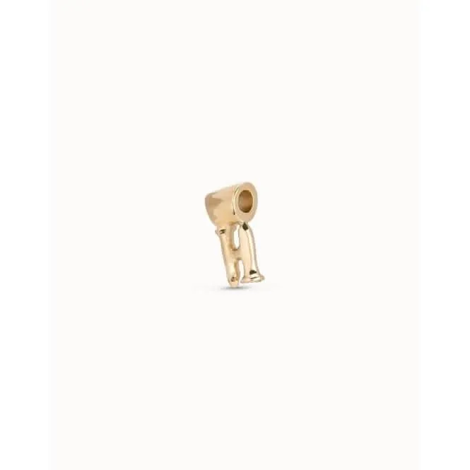 My H Golden Metal Charm Unode50 Jewelry And Accessories
