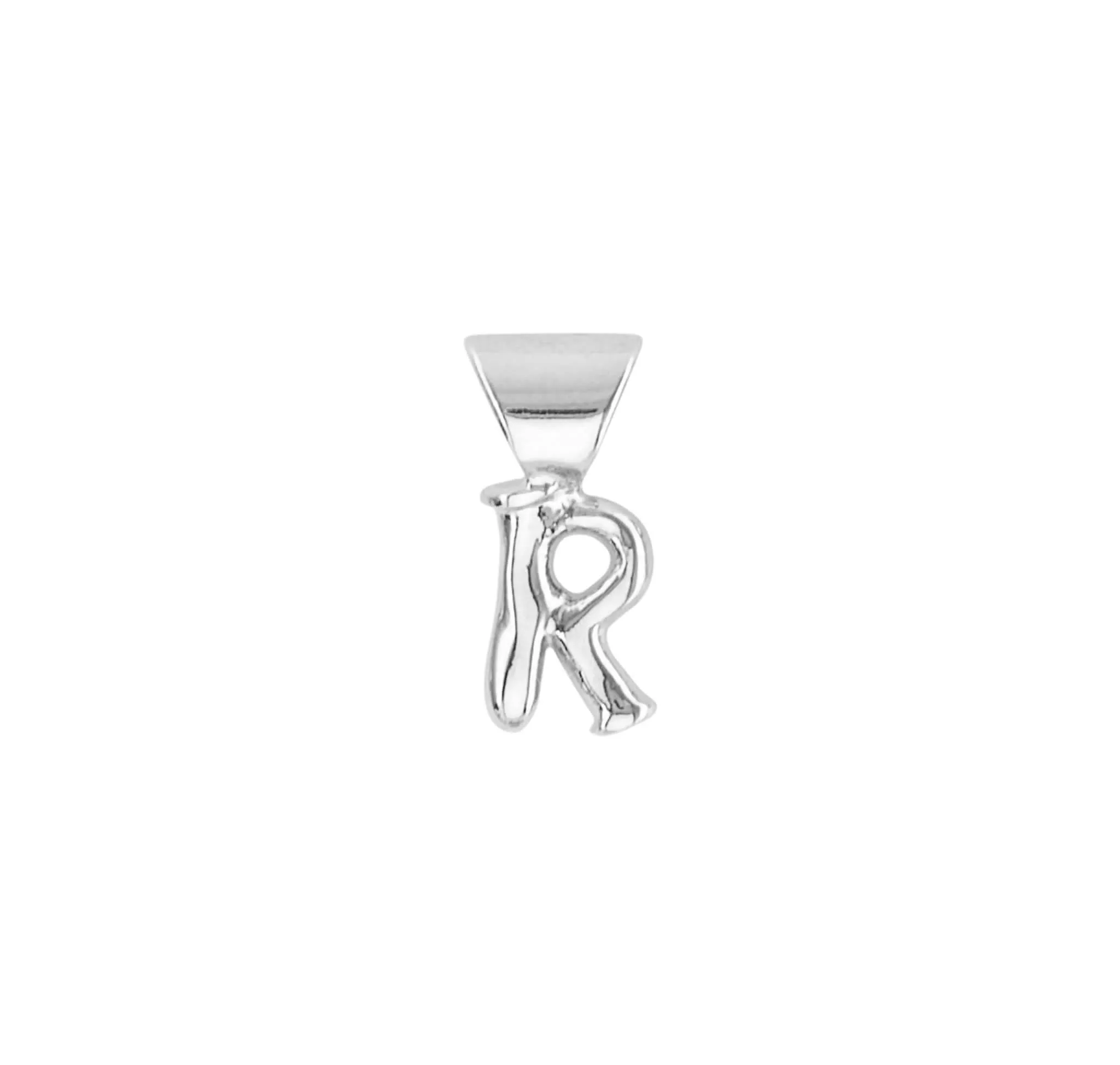 My R Silver Metal Charm Unode50 Jewelry And Accessories
